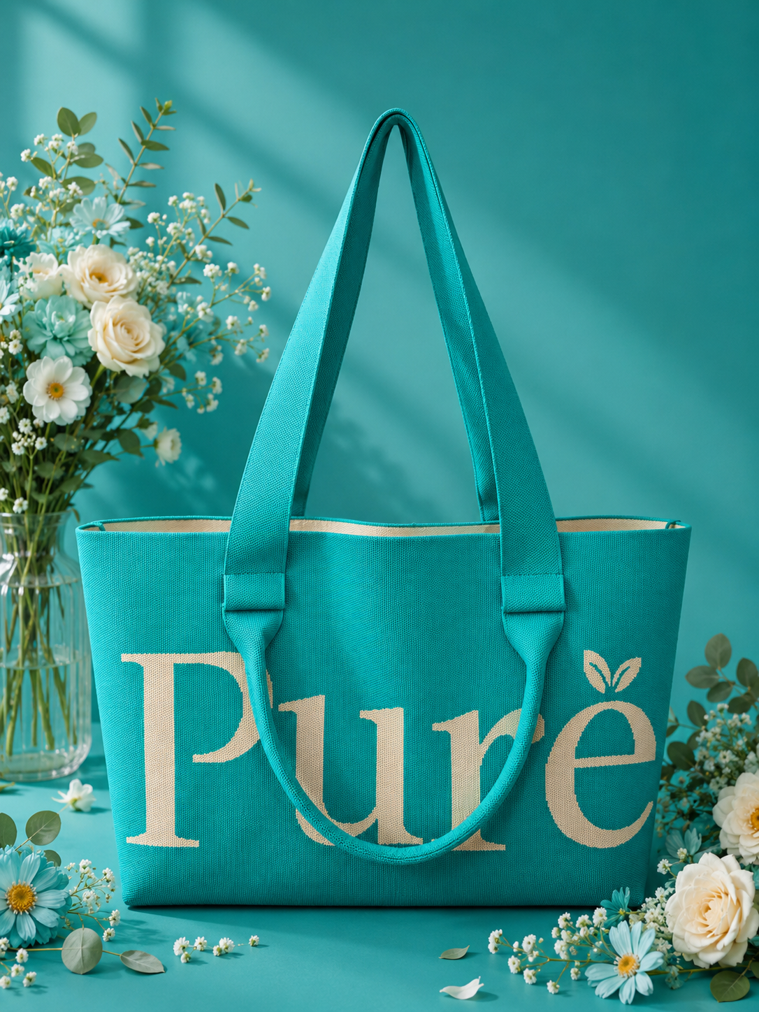 Pure Tote - Eryngium Emerald