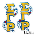 Embroidered Sigma Gamma Rho Sorority Patch