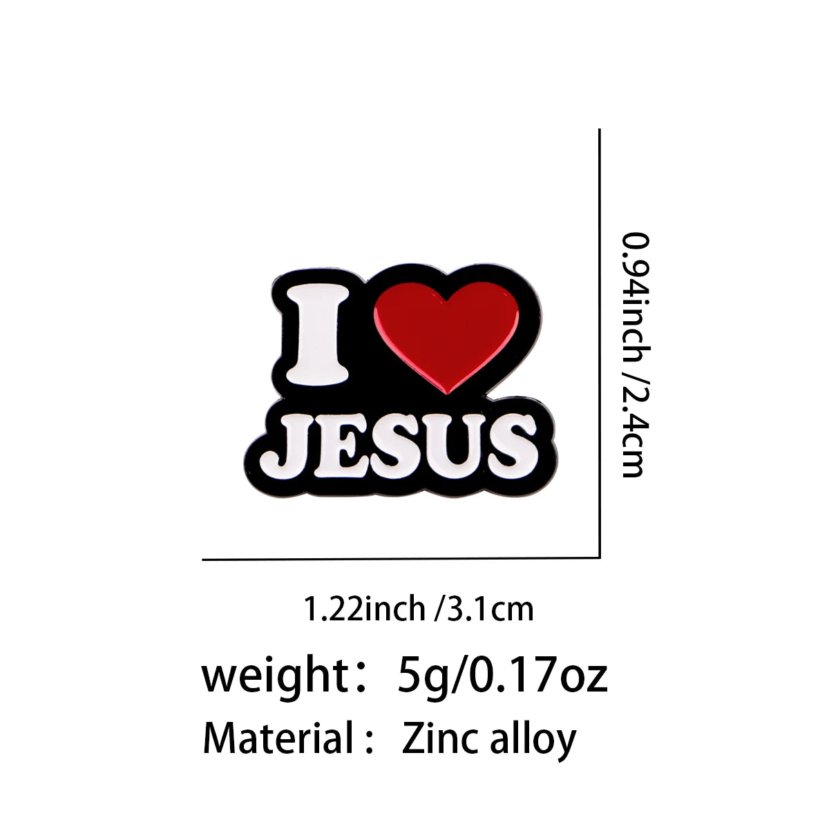 Jesus LOVES YOU Pin