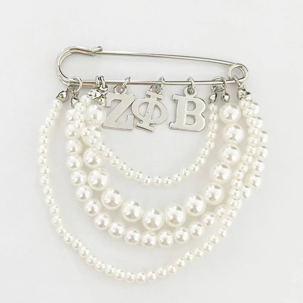 SORORITY RHINESTONE PEARL