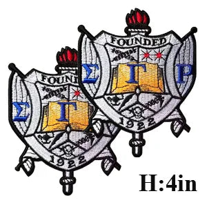 Embroidered Sigma Gamma Rho Sorority Patch