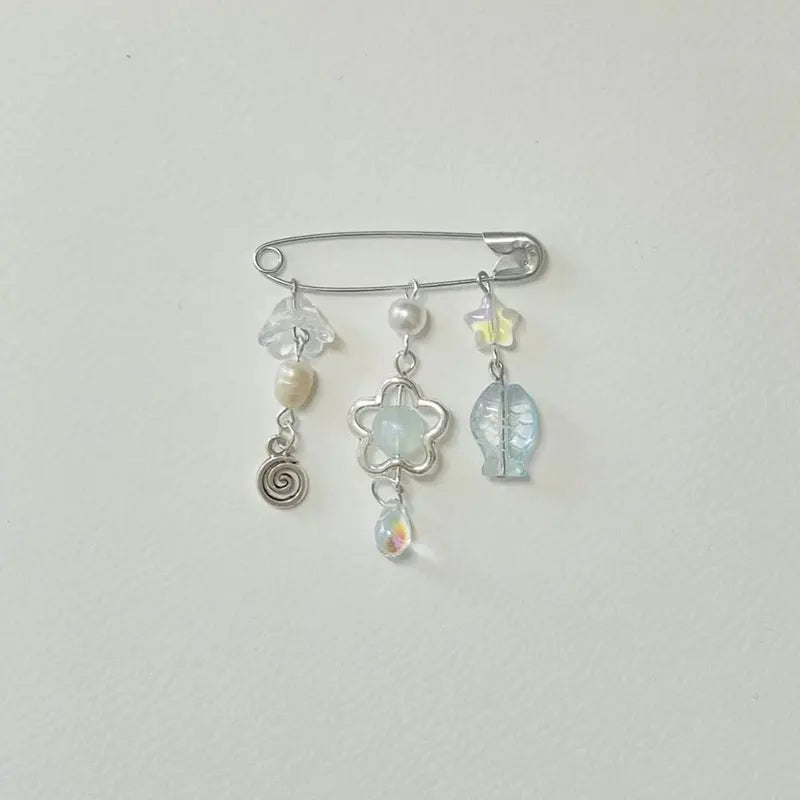 Strawberry Beaded Pins