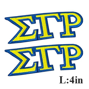 Embroidered Sigma Gamma Rho Sorority Patch
