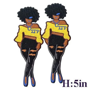 Embroidered Sigma Gamma Rho Sorority Patch