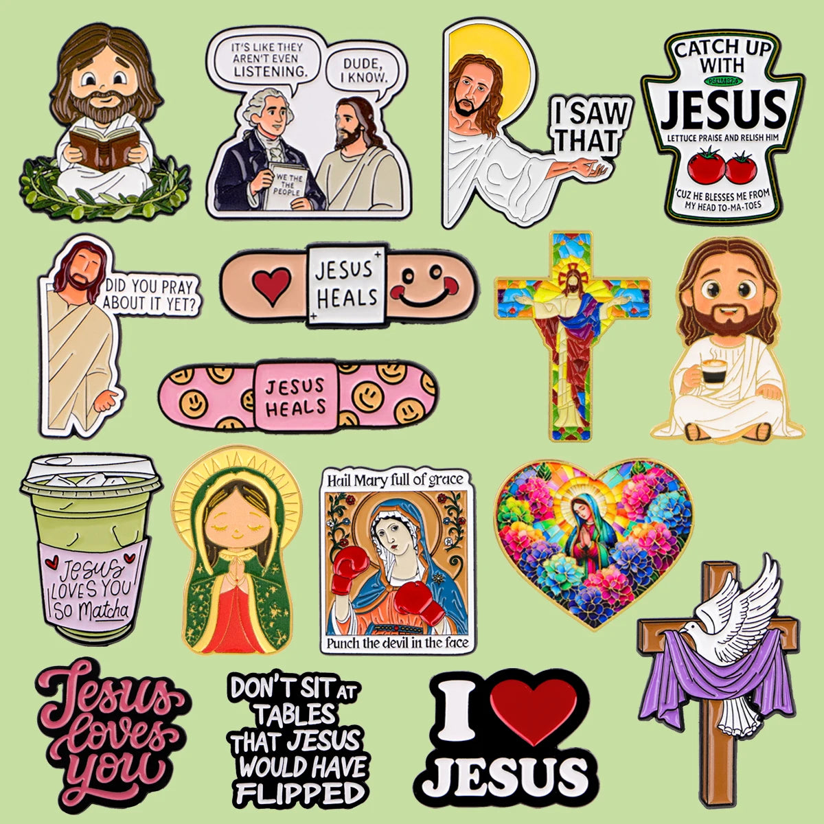 Jesus LOVES YOU Pin