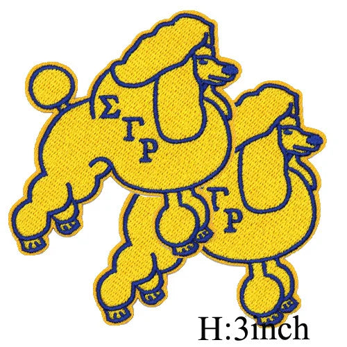 Embroidered Sigma Gamma Rho Sorority Patch