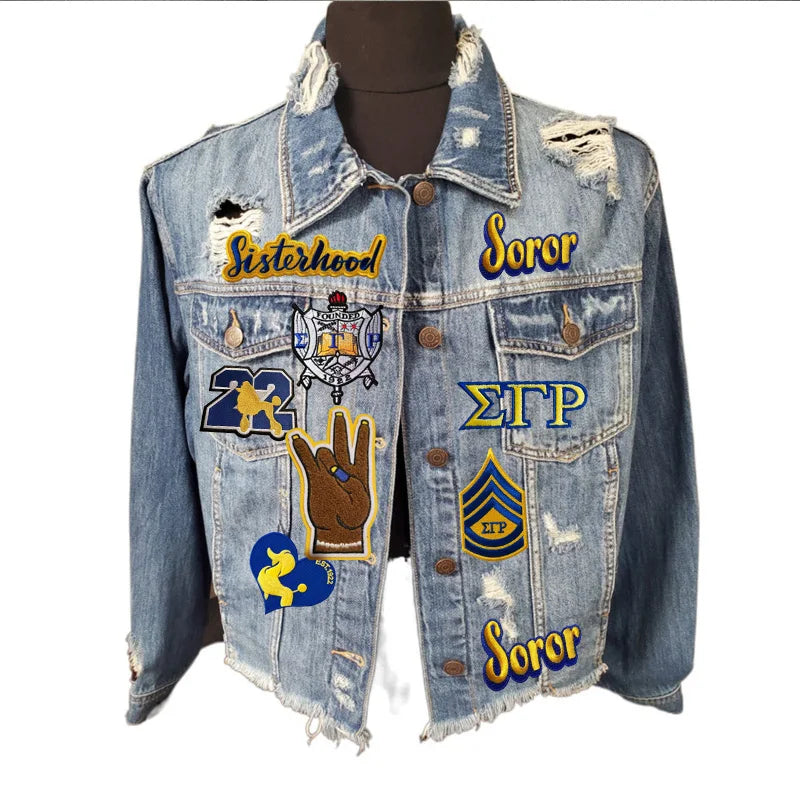 Embroidered Sigma Gamma Rho Sorority Patch