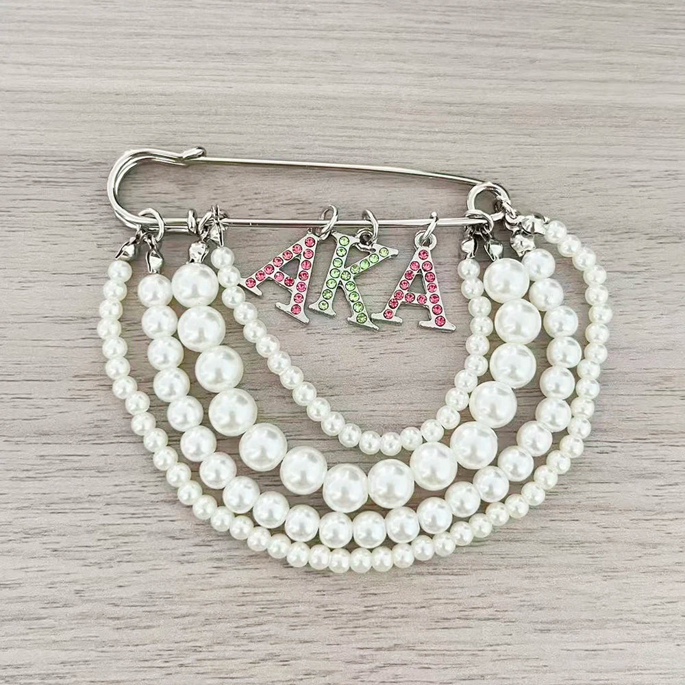 SORORITY RHINESTONE PEARL
