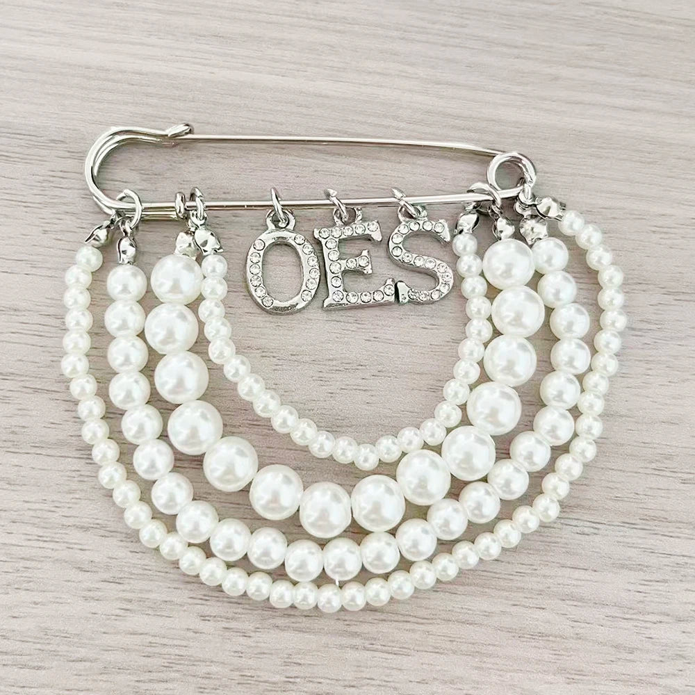 SORORITY RHINESTONE PEARL