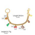 Charm Woman Versatile Bag Bracelet Pendant Strawberry Cherry