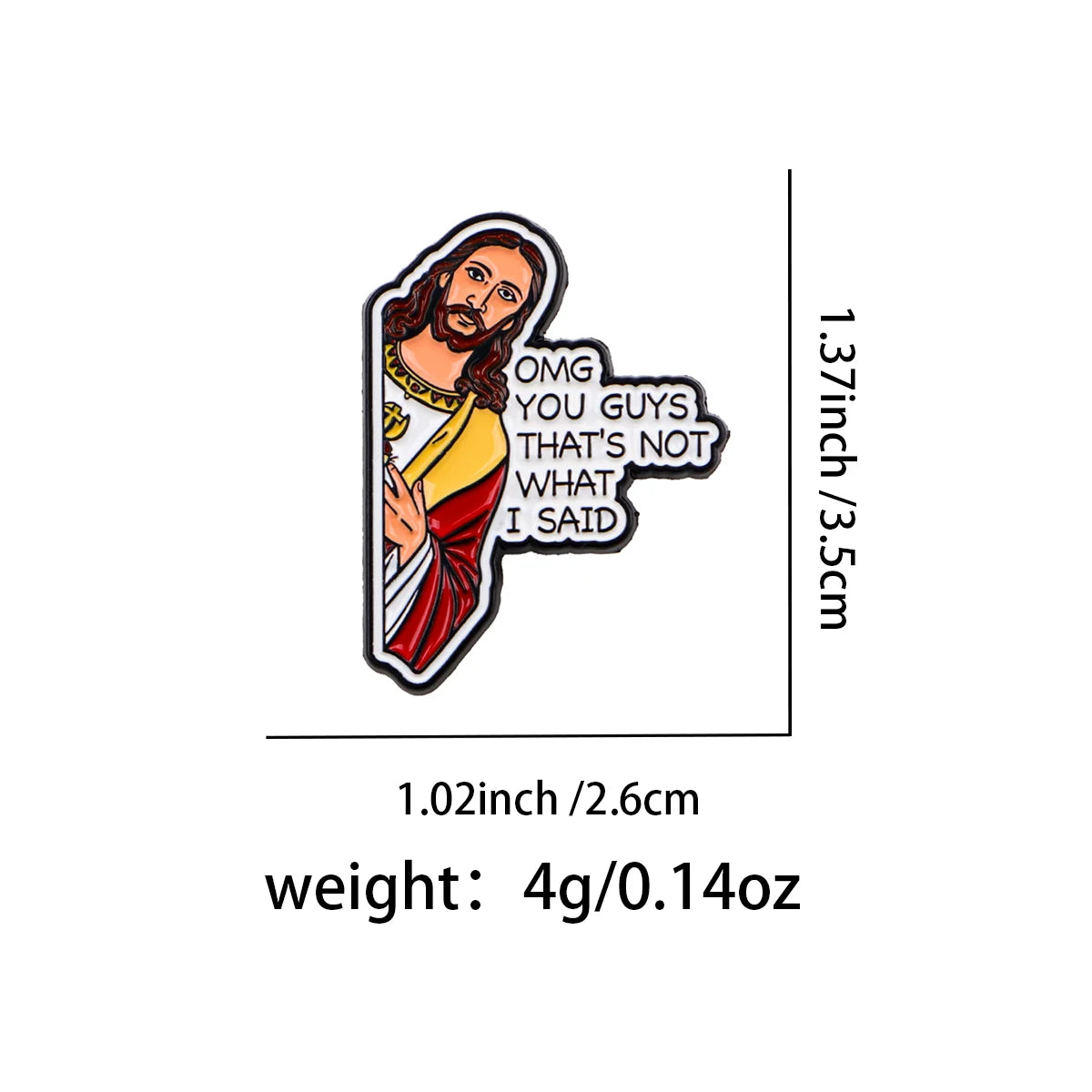 Jesus LOVES YOU Pin