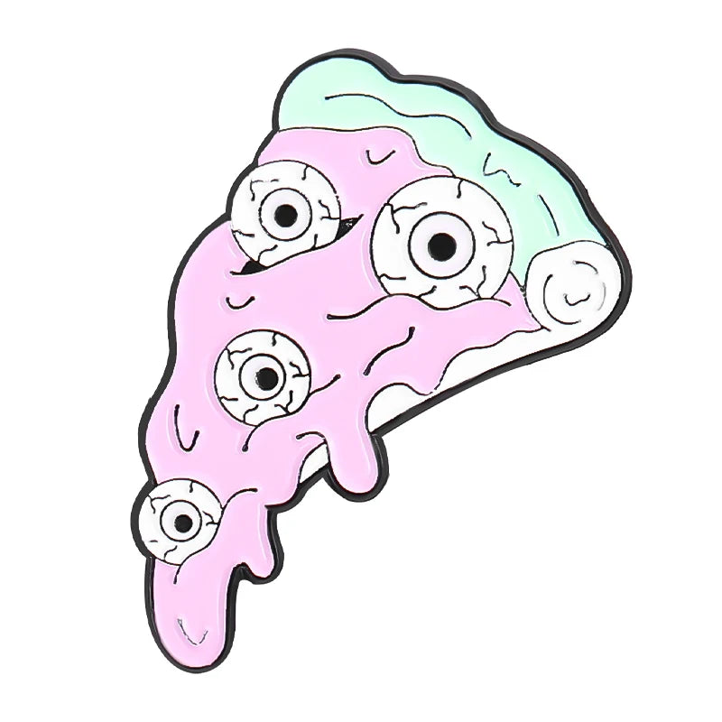 Girl Power Enamel Pins Purple Skeleton