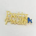 The Pure Pearl Poodle Charm