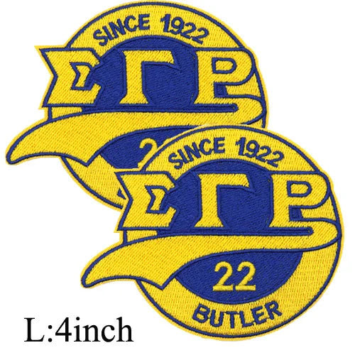 Embroidered Sigma Gamma Rho Sorority Patch