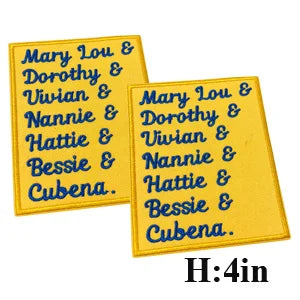 Embroidered Sigma Gamma Rho Sorority Patch