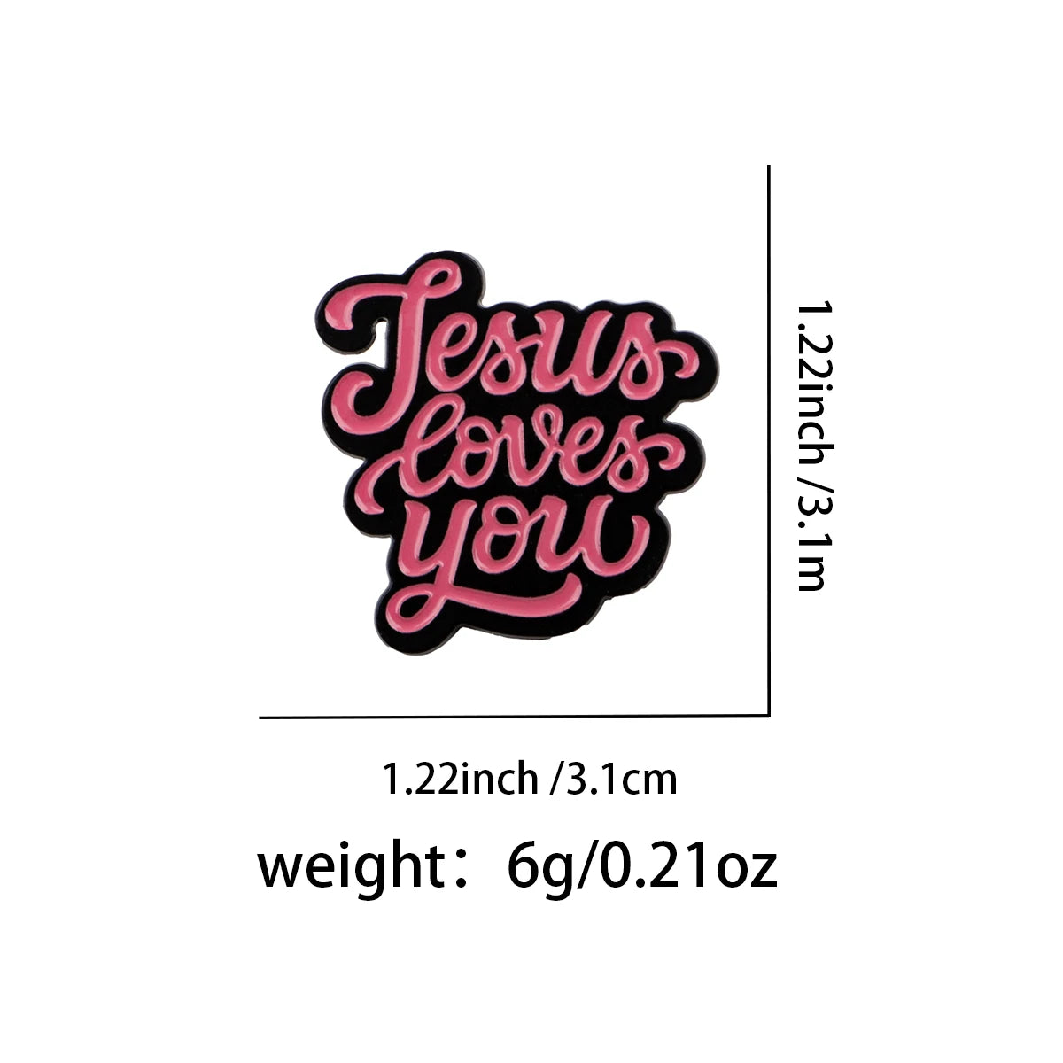 Jesus LOVES YOU Pin
