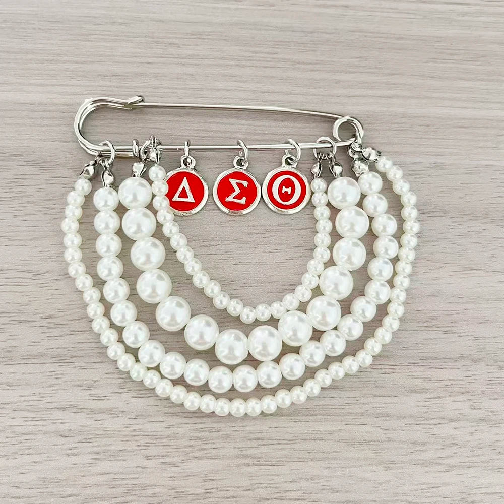 SORORITY RHINESTONE PEARL
