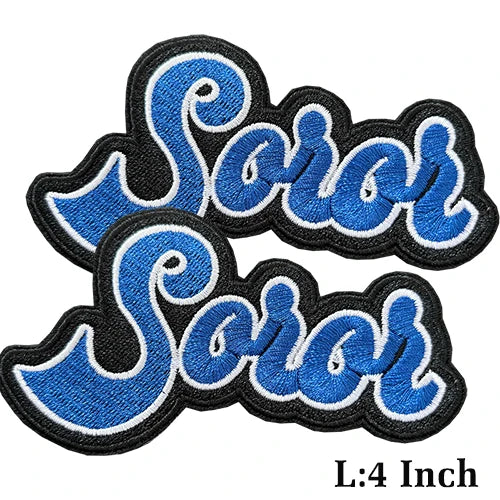 Serises Stock Blue & White Embroidery Sorority Zeta Phi Beta 1920