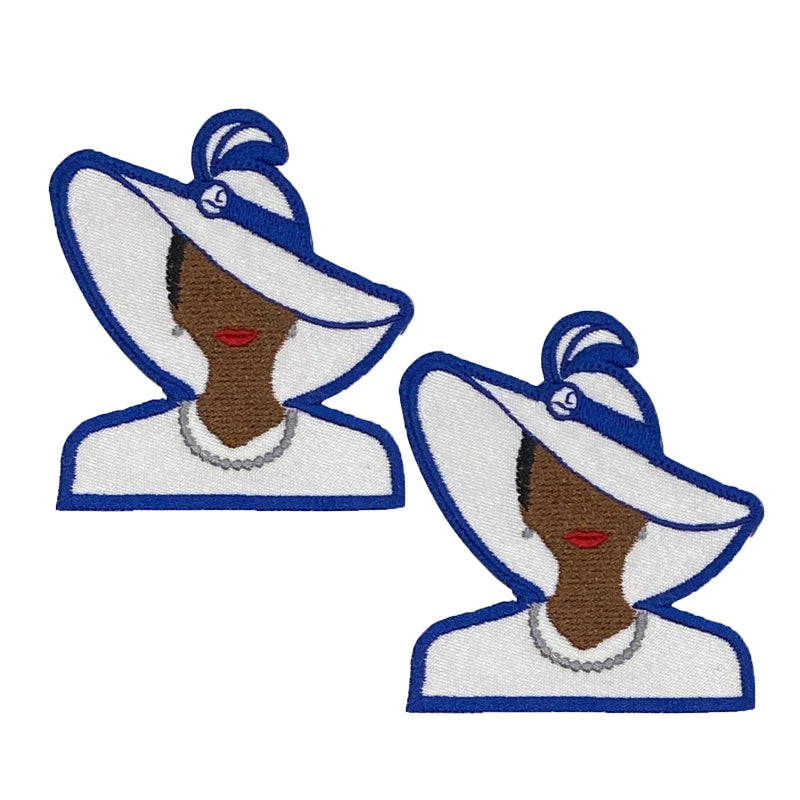 Serises Stock Blue & White Embroidery Sorority Zeta Phi Beta 1920