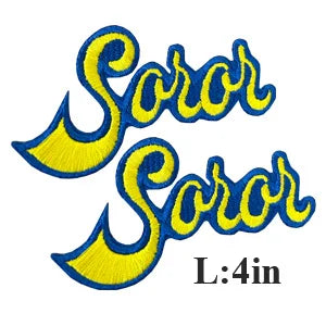 Embroidered Sigma Gamma Rho Sorority Patch