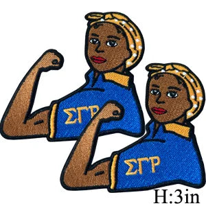 Embroidered Sigma Gamma Rho Sorority Patch